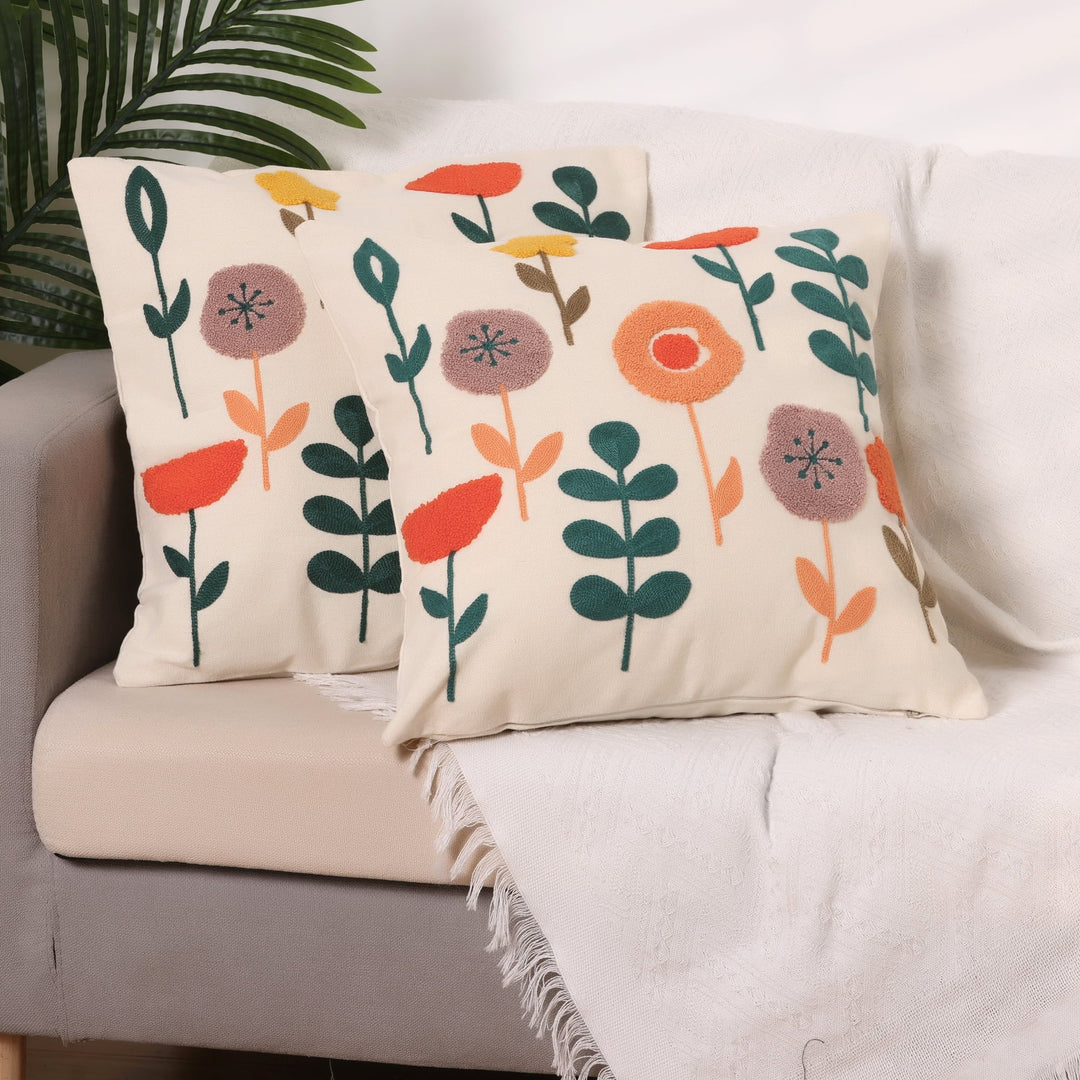 Skanto | Blomsterbrodert Bomull Putevar