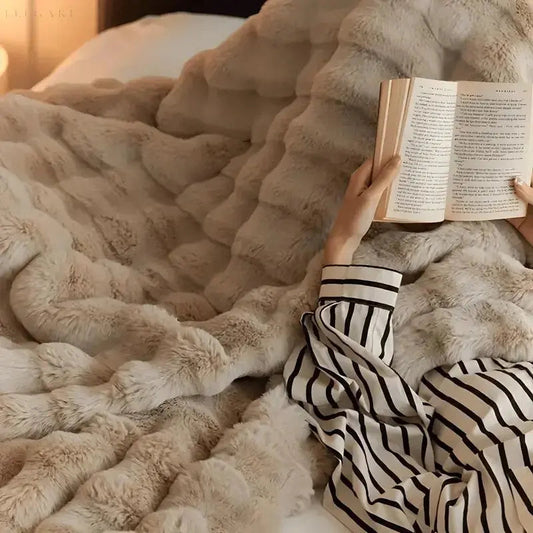 Norvo | Varmende Teppe - varmt teppe for vinter - sofa