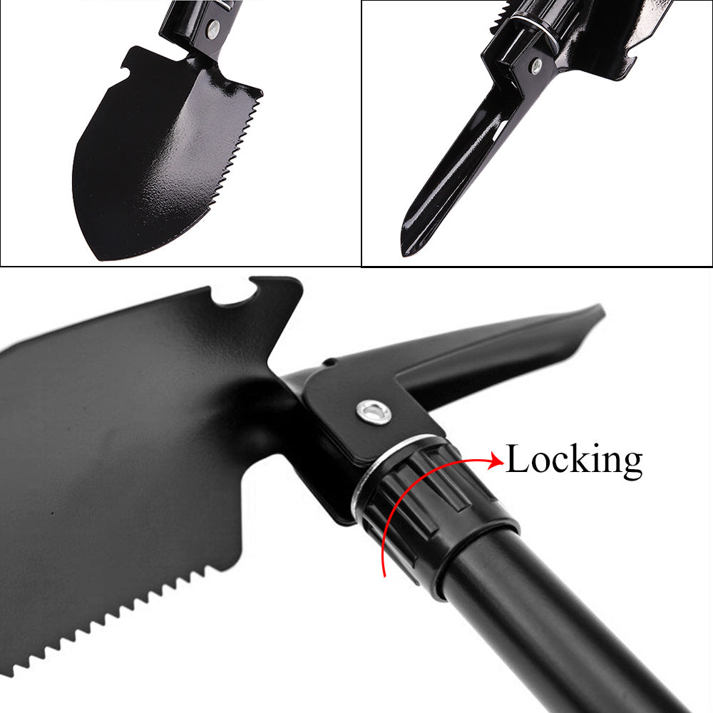 Mini bærbar 3 i 1 spade spade hakke verktøy | Skanto