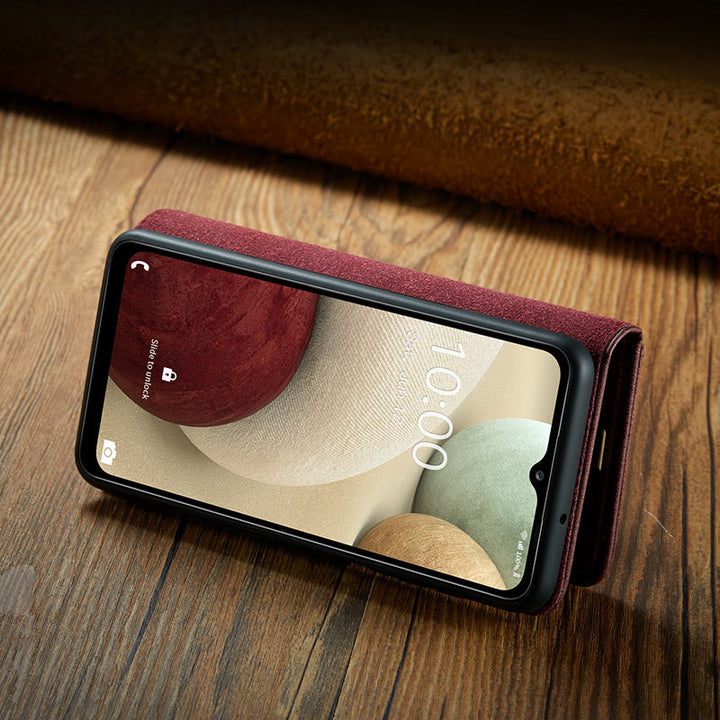 Skanto | 2 i 1 avtagbart flip lærveske for Samsung Galaxy