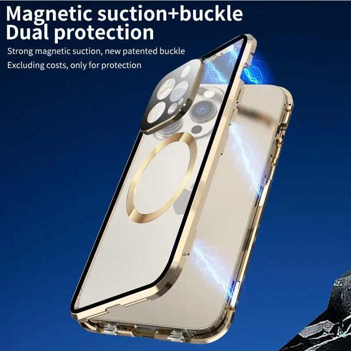 Skanto | Full beskyttelse metallramme etui for iPhone
