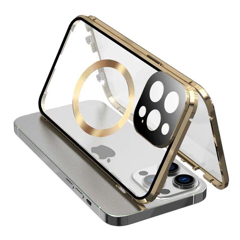 Skanto | Full beskyttelse metallramme etui for iPhone