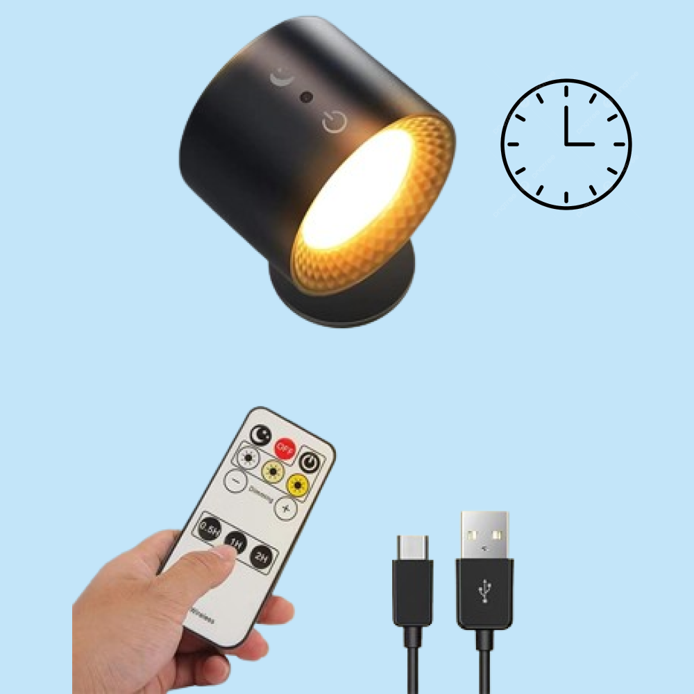 Skanto | Batterilampe med timer Lys med timer