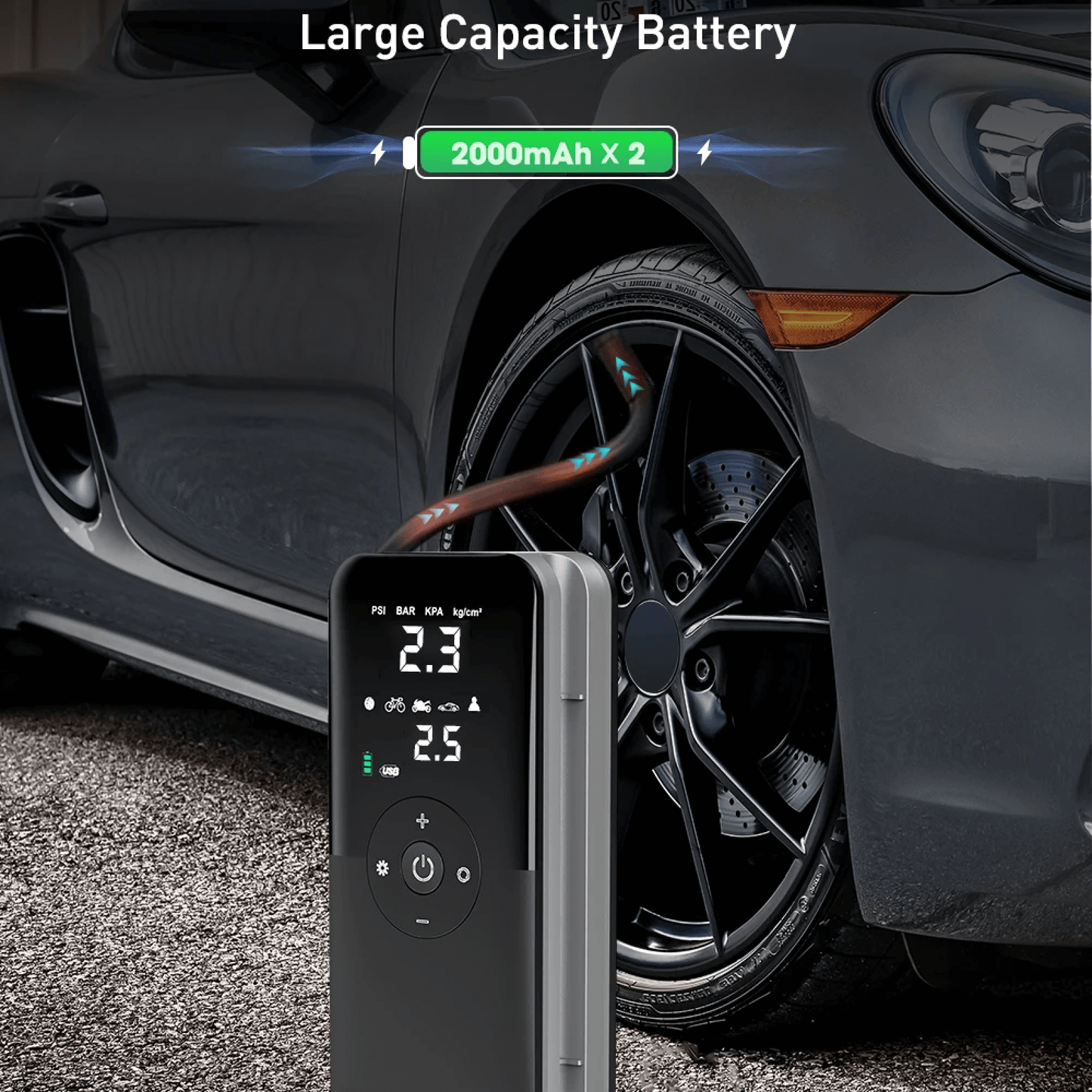 Norvo | Dekkoppblåser Trådløs Batteridrevet Pumpe