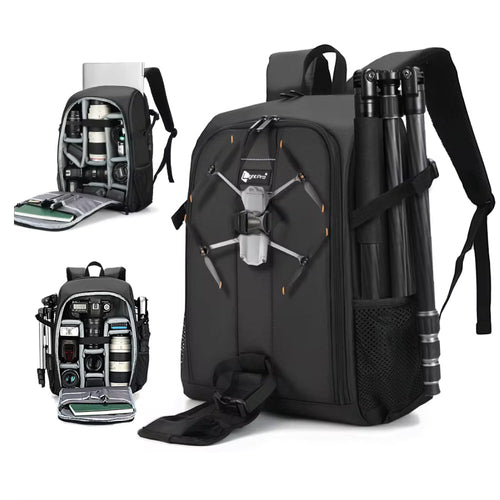 Skanto | Profesjonell Kamera Bag Ryggsekk - Vanntett, Romslig, og Ideell for DSLR Utstyr