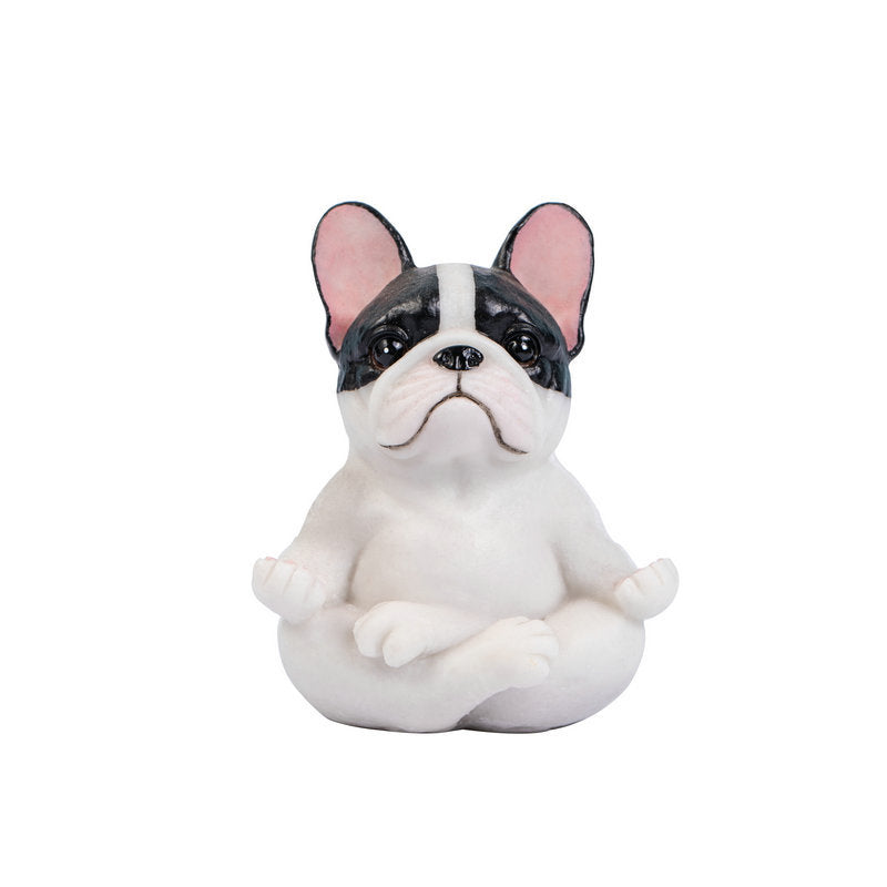 Yoga Fransk Bulldog Ornament Dekorasjon | Skanto