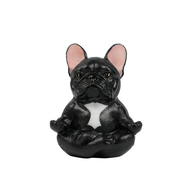 Yoga Fransk Bulldog Ornament Dekorasjon | Skanto
