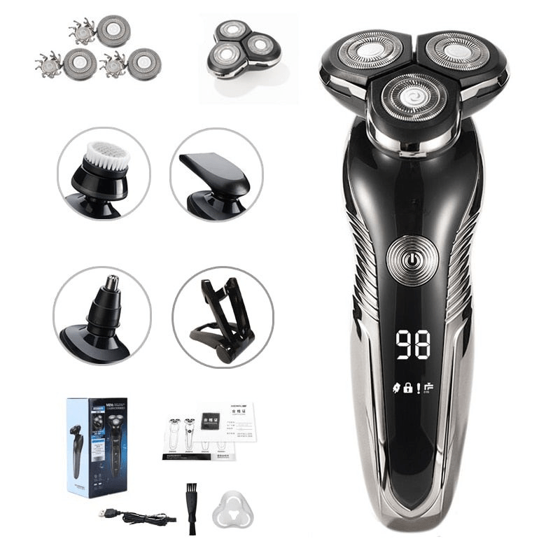 Skanto | serie barbermaskin - Elektrisk, vanntett og hudvennlig for våt og tørr barbering