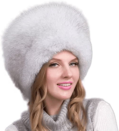 Glaciera Lux Wintermütze | Echtpelzmütze mit Ohrenschützern | Elegant og varm Luxusmütze für Damen