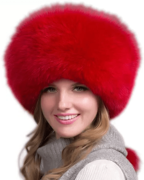 Skanto | Glaciera Lux Vinterhat | Ekte Pelthat med Ørevern | Elegant & Varm Luksushatt for Kvinner