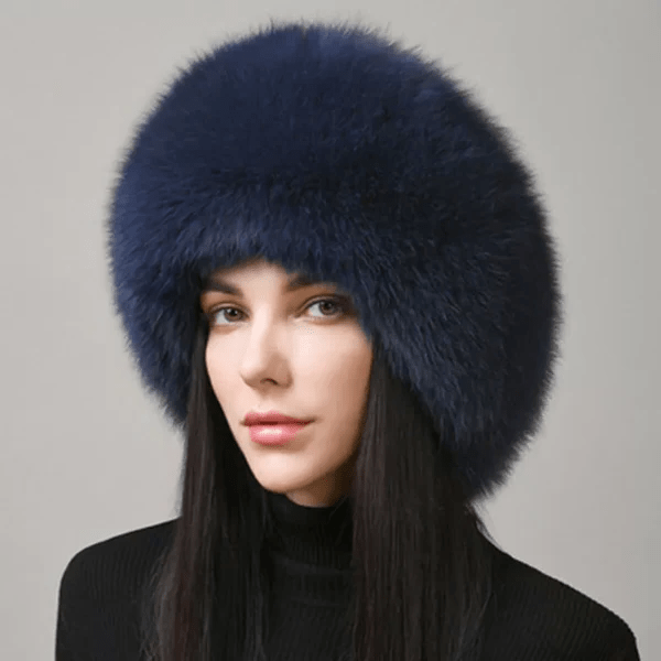 Glaciera Lux Wintermütze | Echtpelzmütze mit Ohrenschützern | Elegant og varm Luxusmütze für Damen