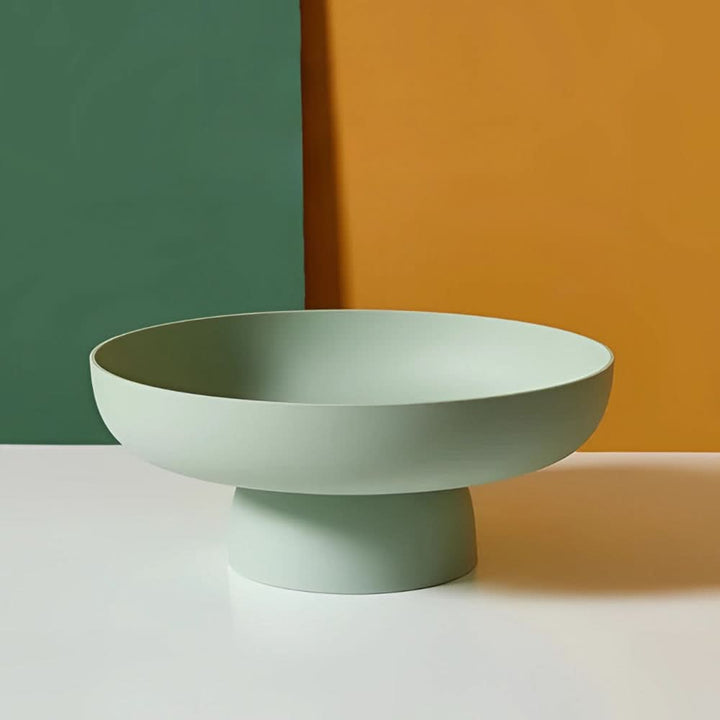 Skanto | Fruktig Eleganse Retro Fruktskål – Bladformet Plastfat