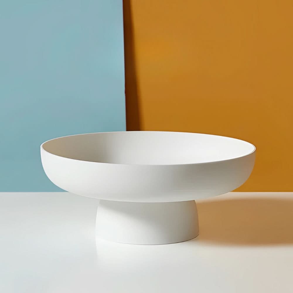 Skanto | Fruktig Eleganse Retro Fruktskål – Bladformet Plastfat