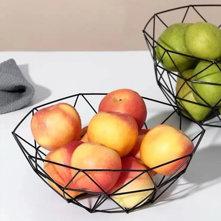 Skanto | Fruktkurv – jern – hulldrenkuru – stuedekor