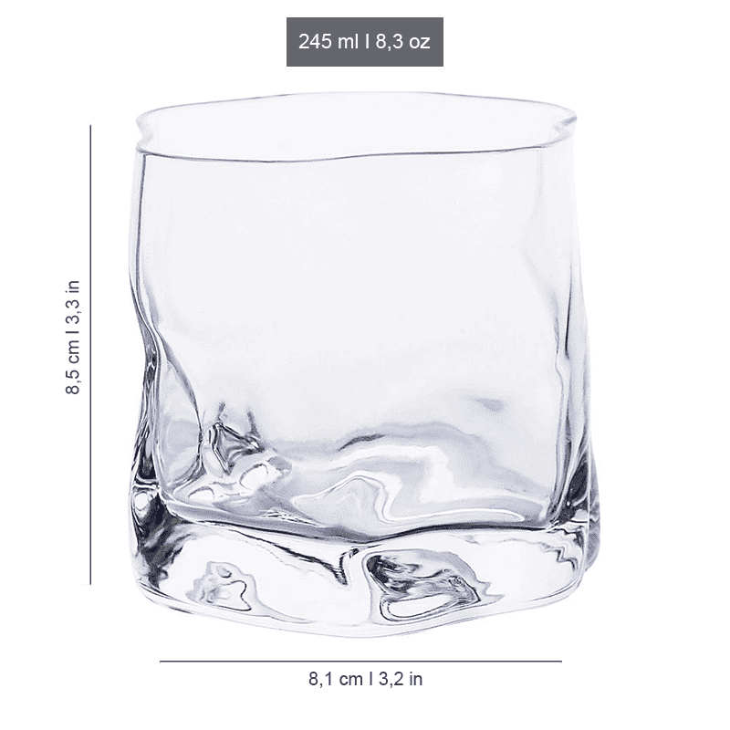 Fukisoku Whiskey Glass - Set of 2 | Skanto