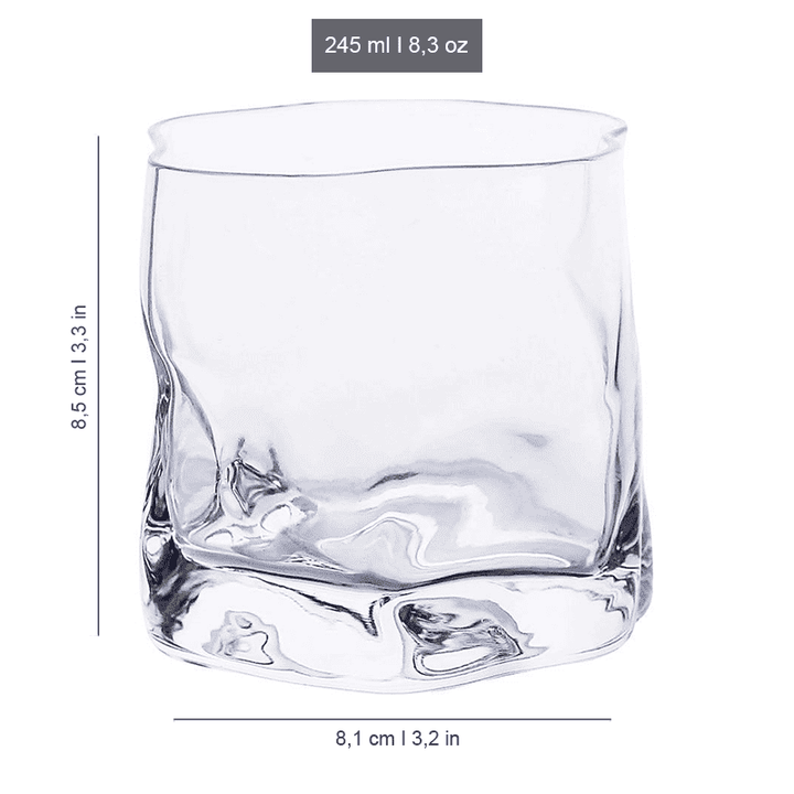 Fukisoku Whiskey Glass - Set of 2 | Skanto