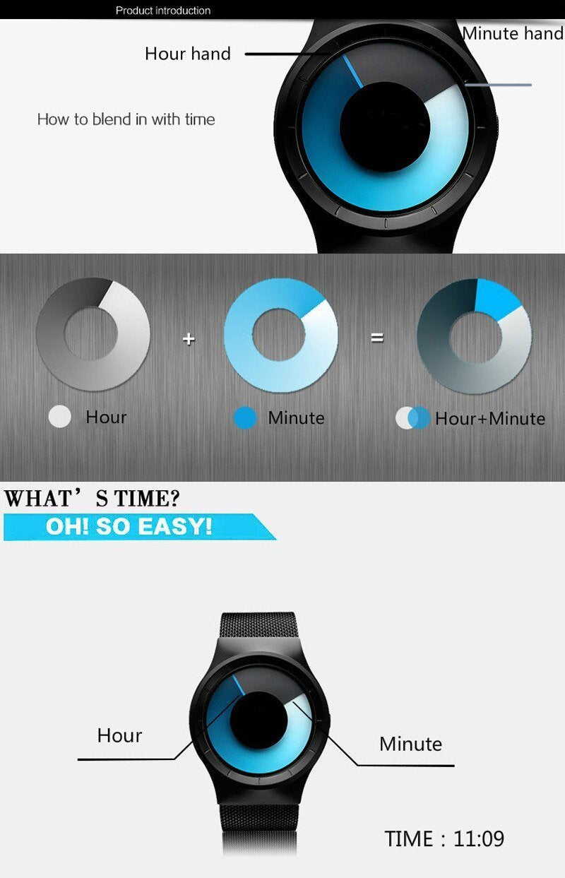 Skanto | IcoolGadgets 2019 Nye Kvinner Klokker Quartz Klokke kvinne Top Luxury Merke Motebaserte Luksus Dame Kreativ Armbåndsur Gull Stål Mesh Bånd