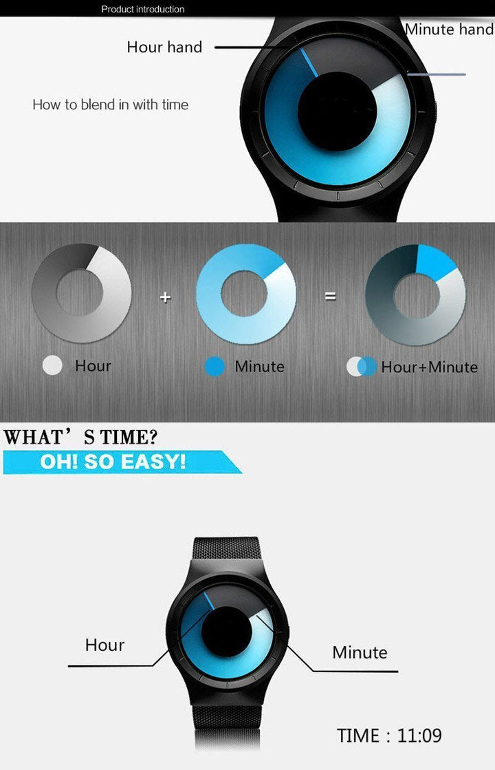 Skanto | IcoolGadgets 2019 Nye Kvinner Klokker Quartz Klokke kvinne Top Luxury Merke Motebaserte Luksus Dame Kreativ Armbåndsur Gull Stål Mesh Bånd