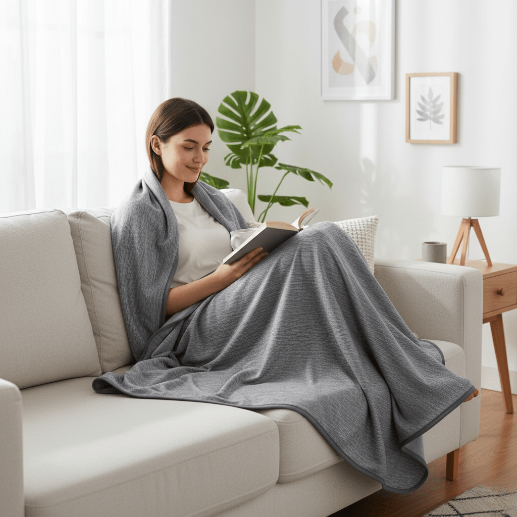 Skanto | Pustende Kjøleteppe for Komfort i Hver Sesong