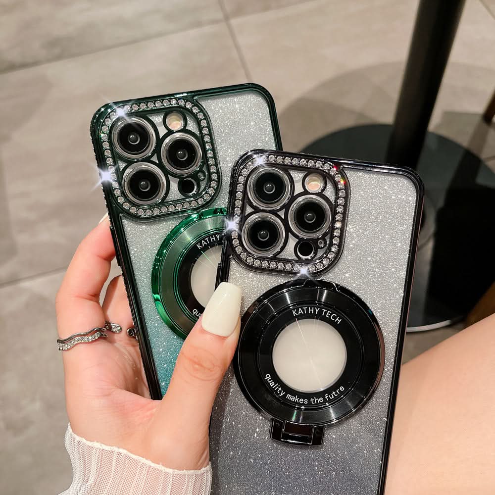 Skanto | Glitrende MagSafe telefonholder med magnetisk feste
