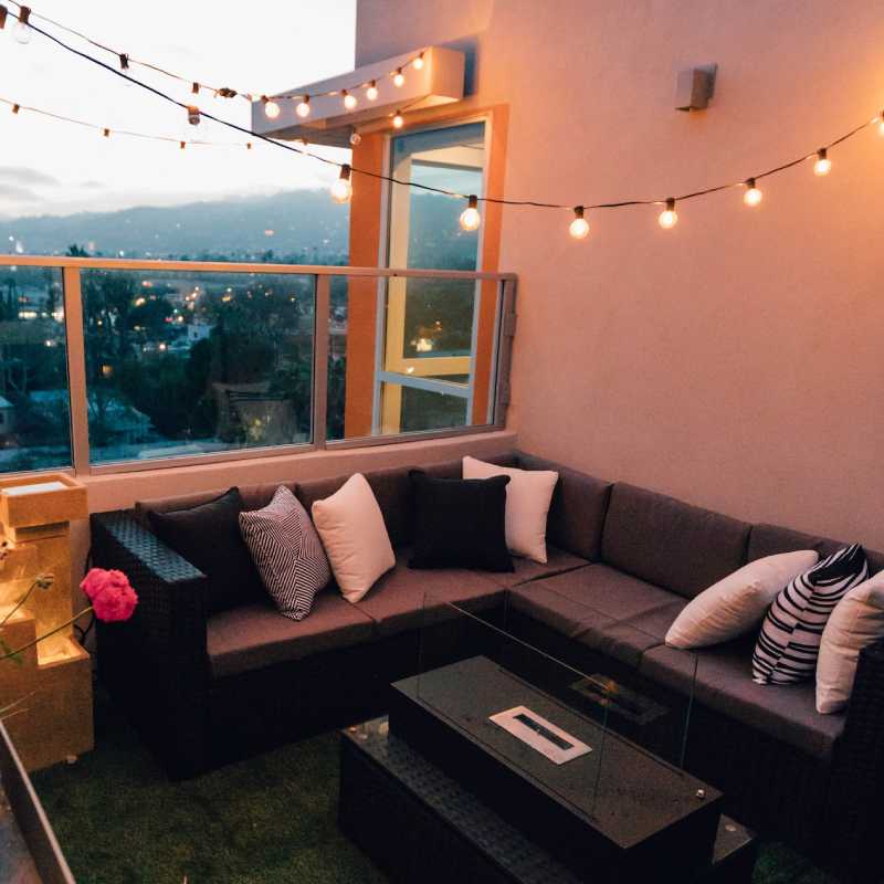 25FT Globe String Lights with Bulbs for Indoor/Outdoor Vanntett Koble Sammen Henge Lys til Bakgård Veranda Balkong Fest Dekor | Skanto