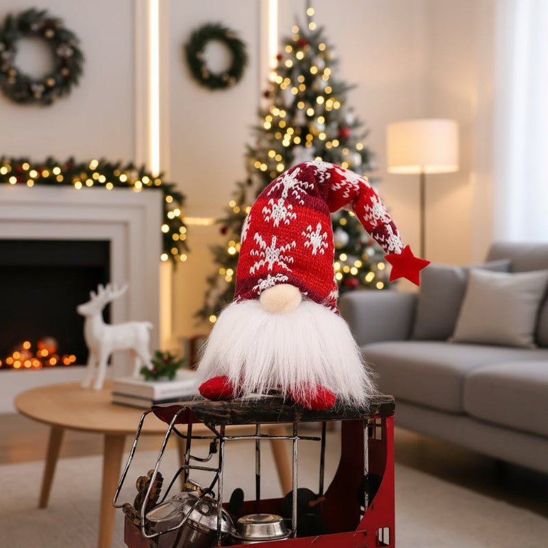 Skanto | Luminous Christmas doll with warm, yellow glow for festive decoration