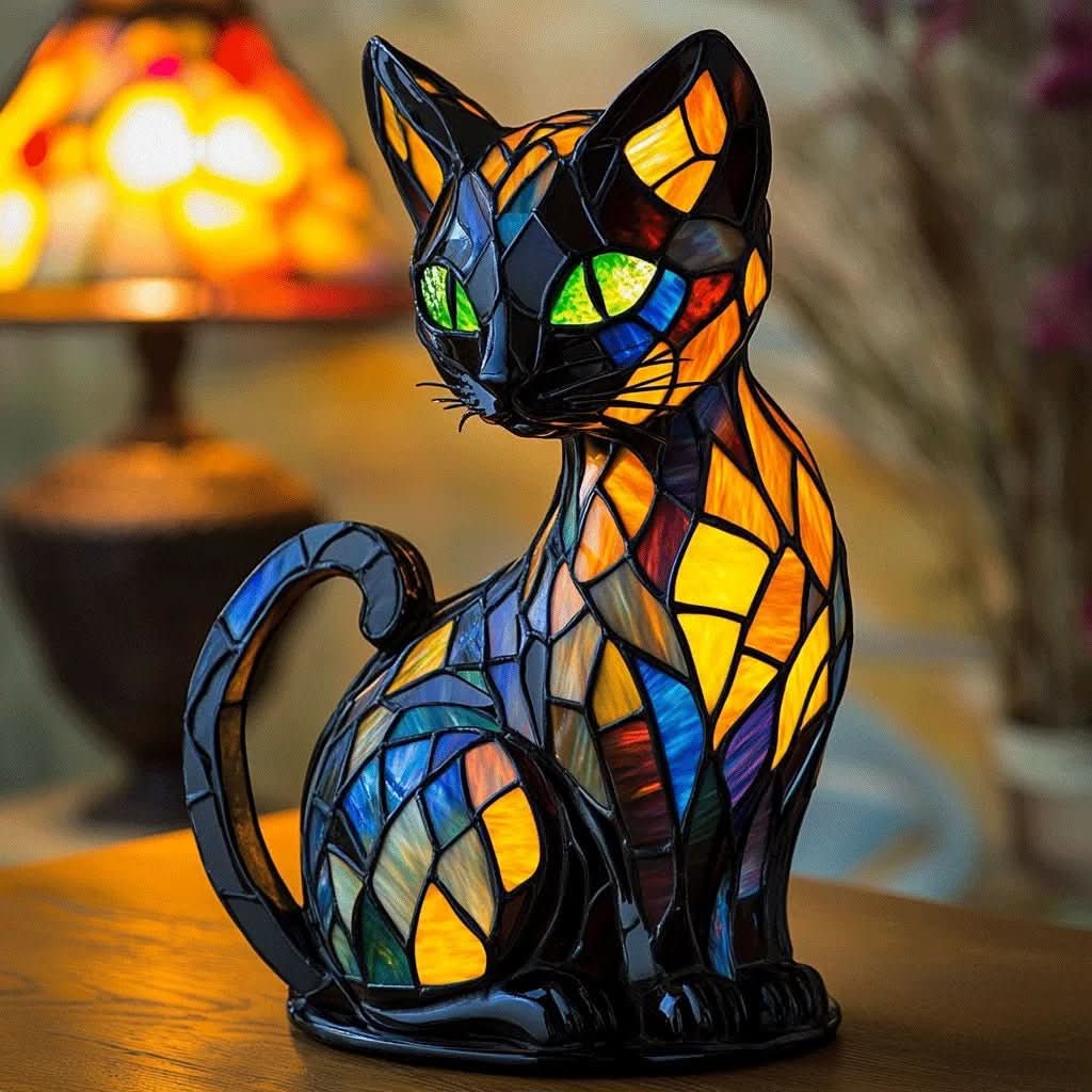Skanto | Lekende LED Katt Nattlys med Myk Ambient Glød