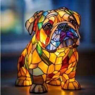 Skanto | Kunstnerisk LED-nattlampe med hunderaser for hjemmeinnredning