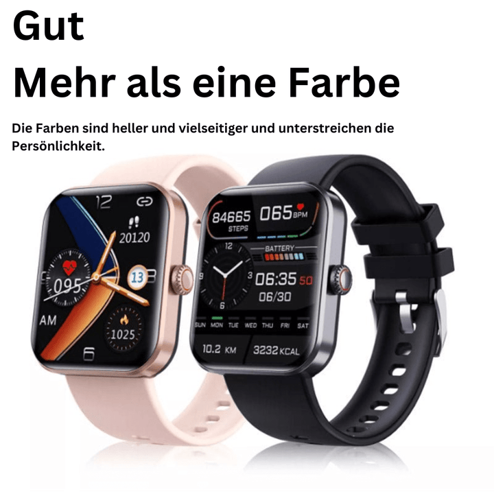 Health Watch – Schmerzfreie Blutzuckermessung og Überwachung der Vitalfunktionen in Echtzeit