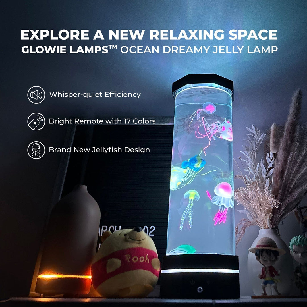 Jellyfish Akvarium Bordlampe | Skanto