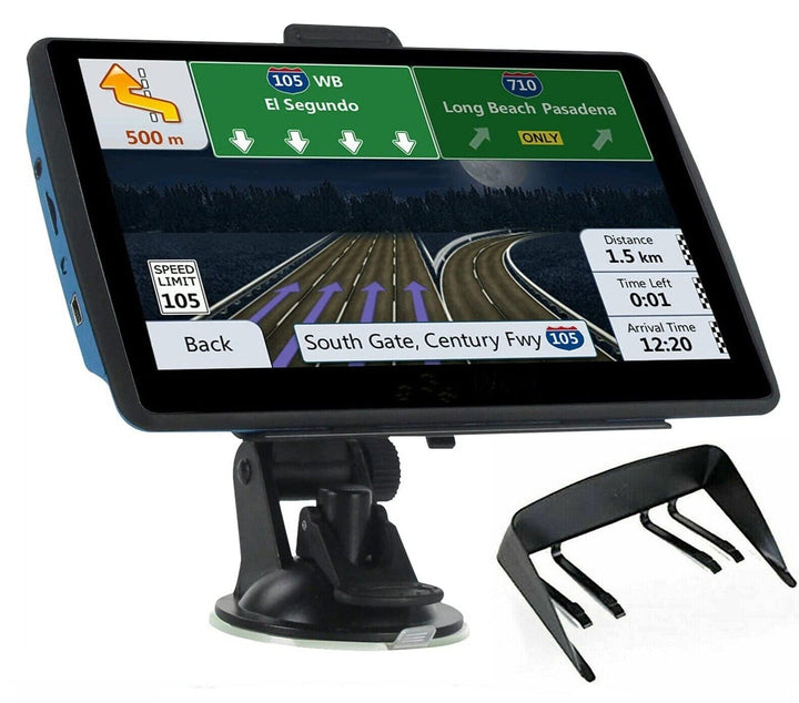 Skanto | 7" GPS Navigasjonssystem | Oppgradert med sanntids trafikkoppdateringer & forhåndslastede kart for Storbritannia & EU for biler og lastebiler