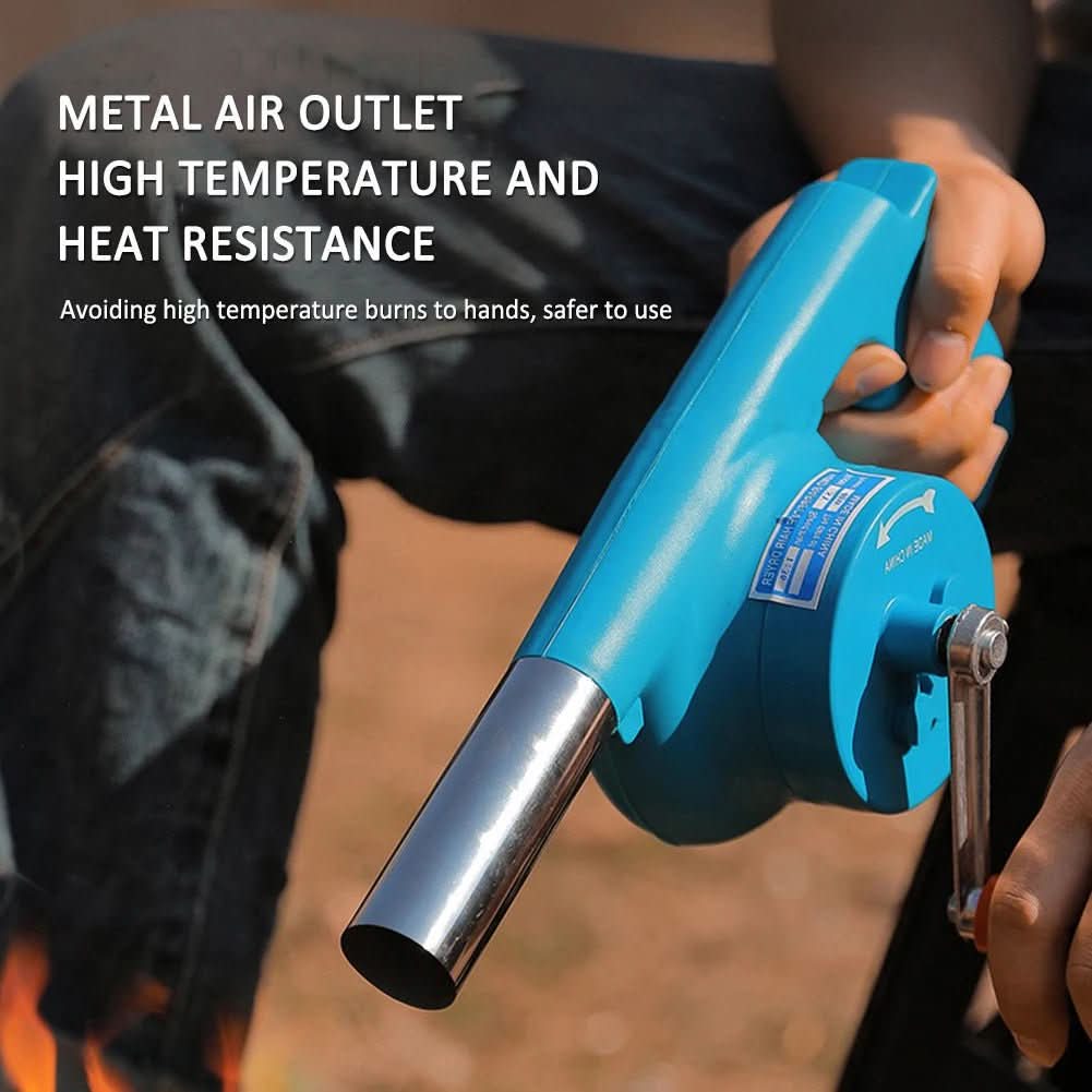 Skanto | Bærbar håndsveiv grillvifte for enkel utendørs opptenning
