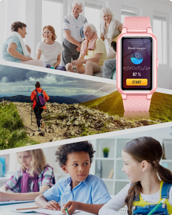 Skanto | Smartklokke for seniorer med deling av plassering & SOS-funksjon
