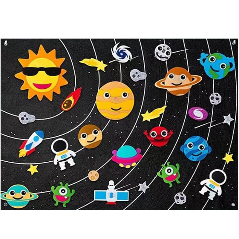 Skanto | ImagiFelt Playboard – Kreativt taktilt spill for barn for å fremme fantasi