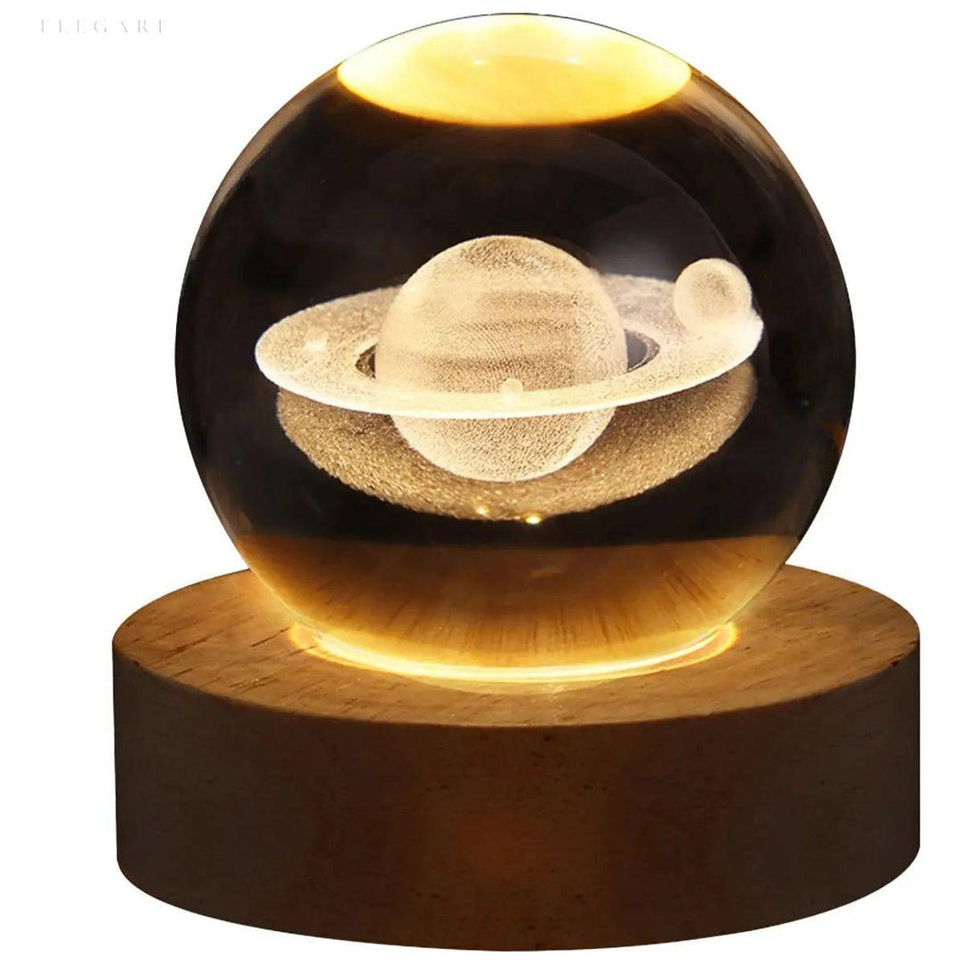 Galaxy Glow – Elegante, lysende krystalllys for astronomi