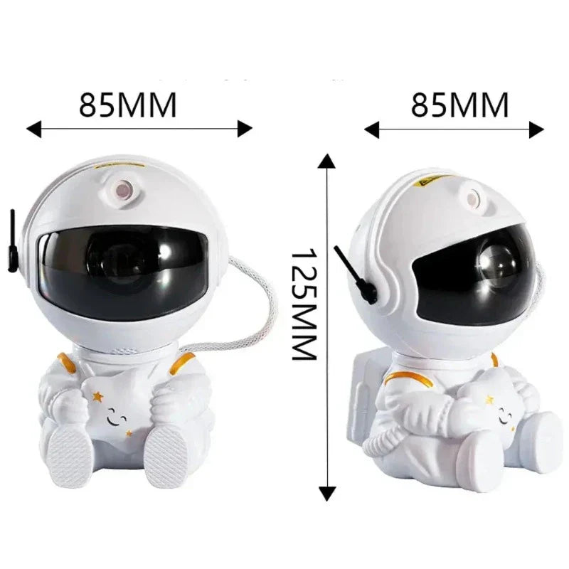 Galaxy Stjernesky Prosjektor Lampe - Astronaut LED Prosjektor Nattlys for Soverommet | Skanto
