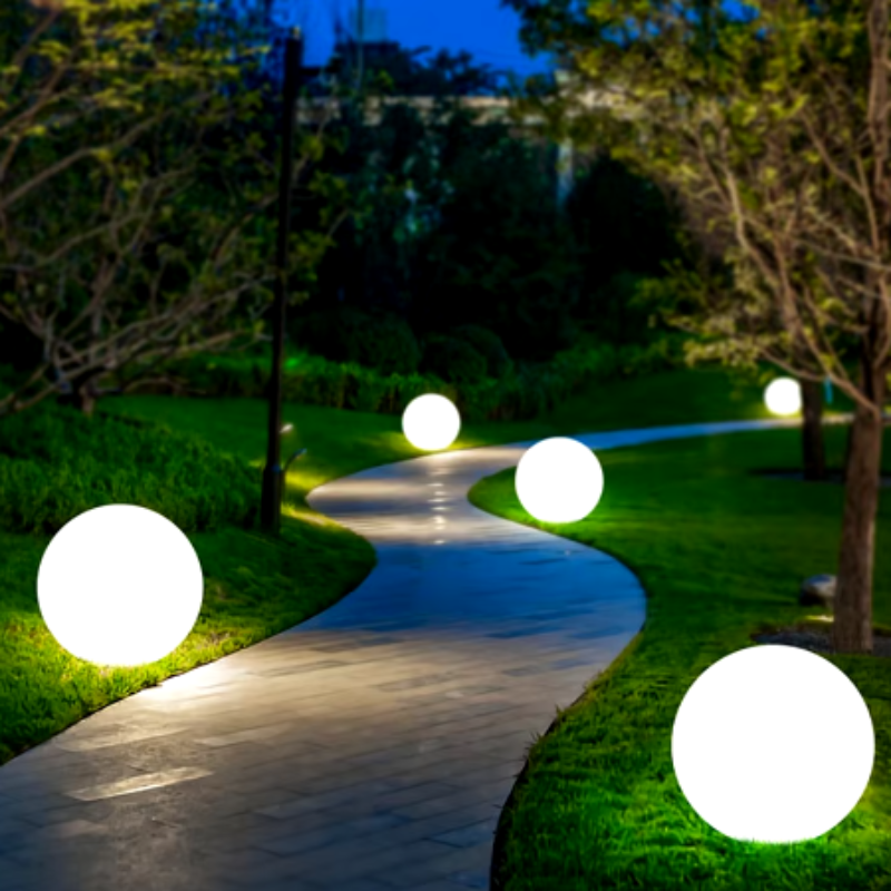 Wasserdichte Solar-Gartenkugellampen – RGB-LED-Beleuchtung für den Außenbereich