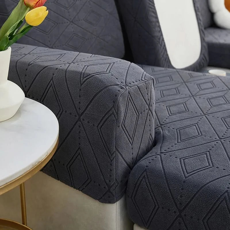 Skanto | SlipBliss - Elegant Jacquard Non-Slip Sofa Trekk