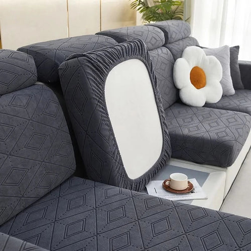 Skanto | SlipBliss - Elegant Jacquard Non-Slip Sofa Trekk