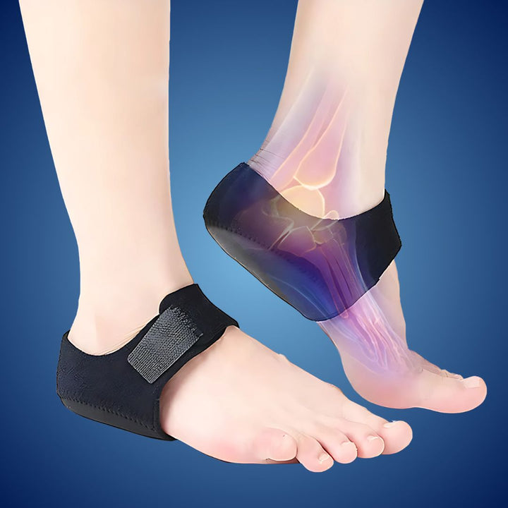 GelCush hælcupper for plantar fasciitt | Myke gelinnlegg - for hælsmerterelief og sjokkabsorpsjon Skanto