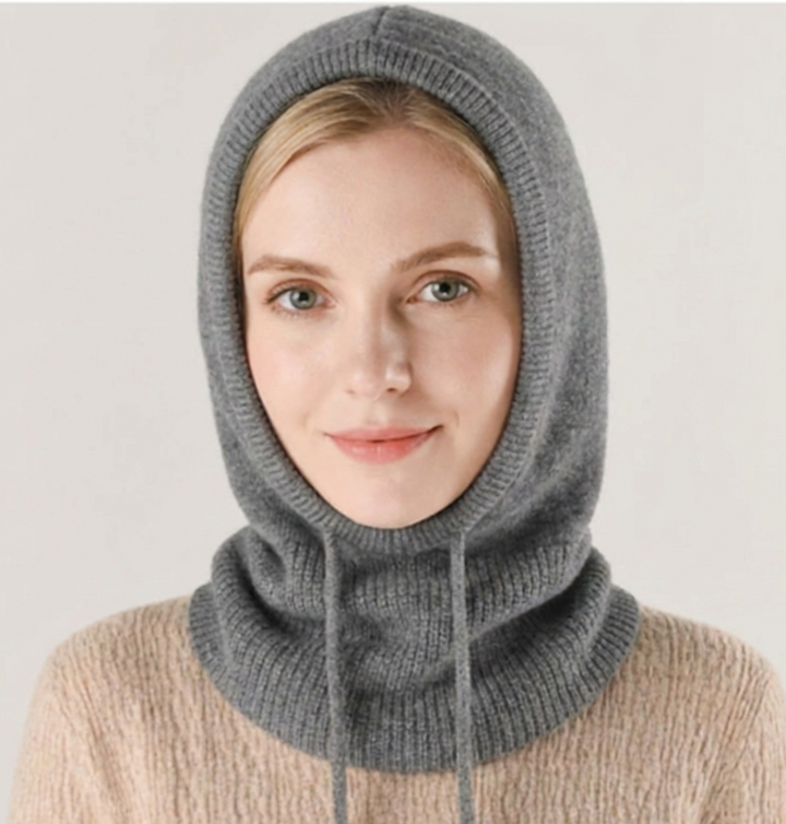 Weiche Kaschmir-Strickmütze für Winter og Kaltes Wetter