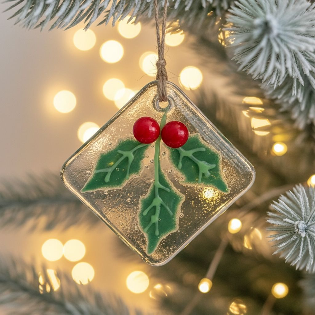 Skanto | Eksklusiv Juletrepynt i Smeltet Glass – Håndlaget Ornament