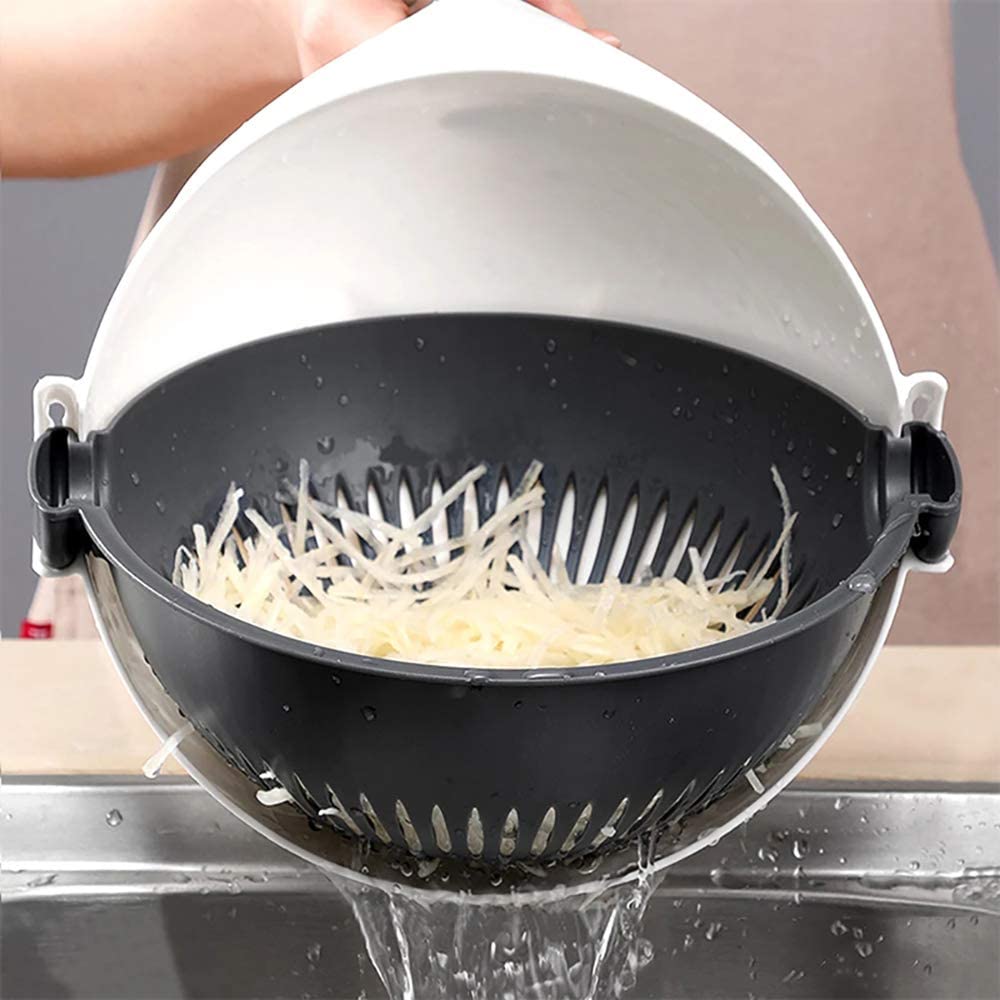 SlicePro Multifunctional Grønnsakskjærer med Utbyttbare Kniver | Skanto