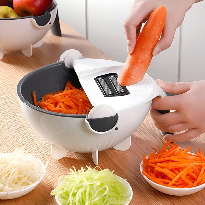 SlicePro Multifunctional Grønnsakskjærer med Utbyttbare Kniver | Skanto