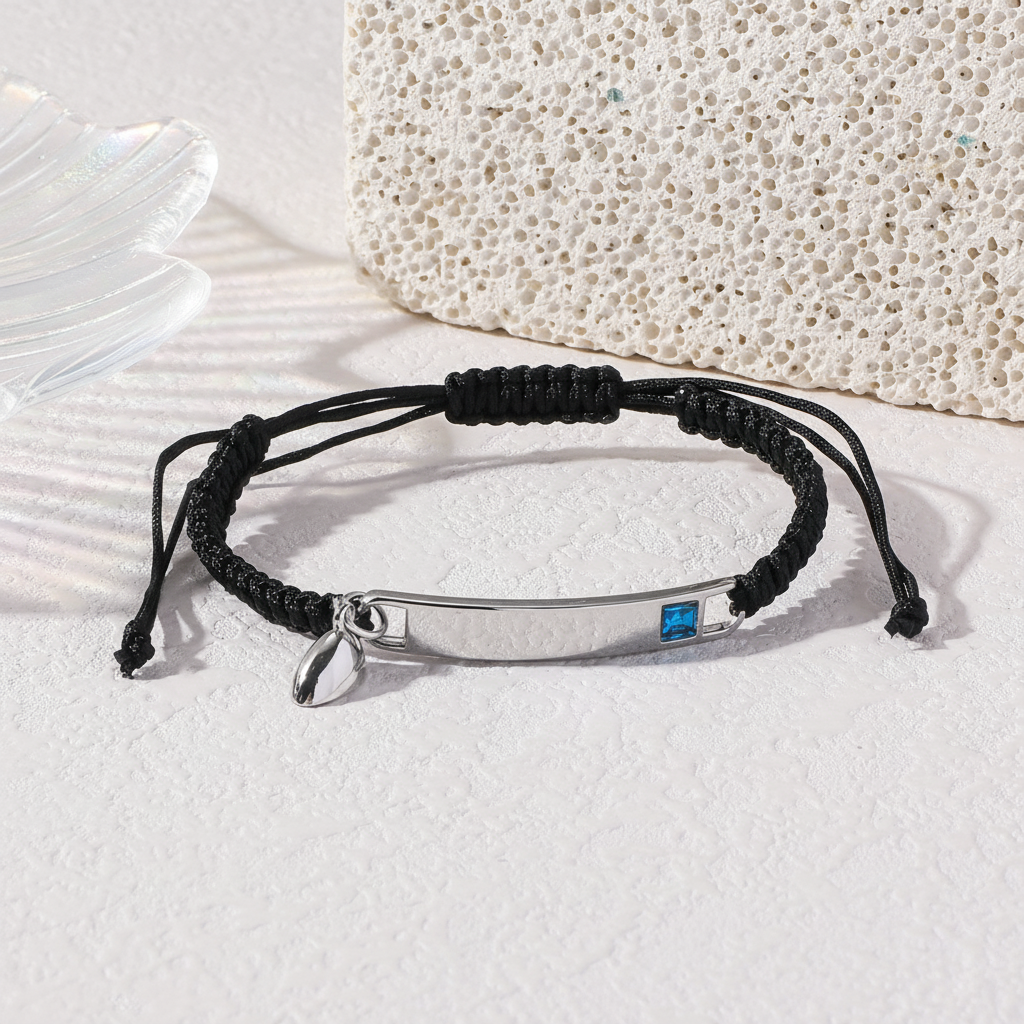 Skanto | Personlig Magnetskapsel Hjerte Kjærlighet Armbåndsett