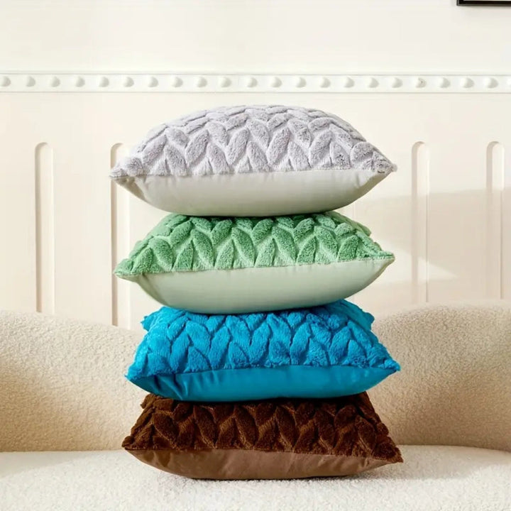 Skanto | Geo Leaves Brodert Putetrekk