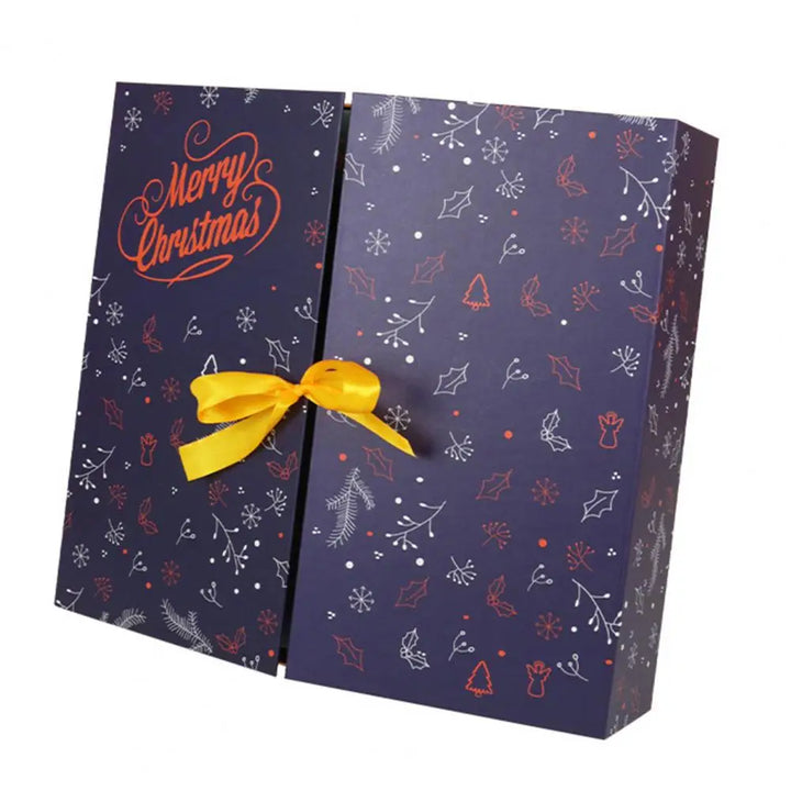 Skanto | Personlig DIY Adventskalender – Tom bokssett for 24 dager juleopptelling med festlig design