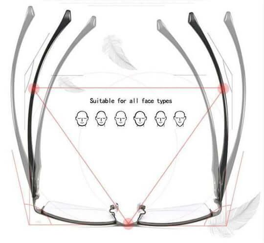 Progressive multifocal lesebriller med blålysfilter | Skanto