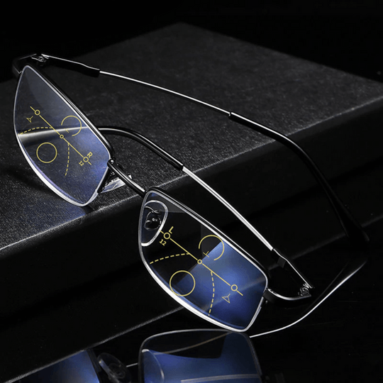 Progressive multifocal lesebriller med blålysfilter | Skanto