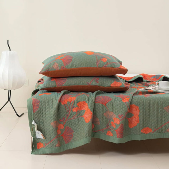 Skanto | Kottongsengetøysett med botanisk design